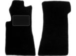 Wielganizator Tappetini Auto Velours Anteriori Adatto Per Mercedes Sl R107 (1971-1989, Frontali Lunghi) Neri, Set 2 Pz, Con Fissaggi
