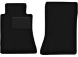 Wielganizator Tappetini Auto Velours Anteriori Adatto Per Mercedes E W124 (1984-1997, Coupé) Neri, Set 2 Pz, Con Fissaggi