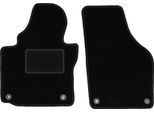 Wielganizator Tappetini Auto Velours Anteriori Adatto Per Volkswagen Caddy 2K (2004-2010, Minivan) Neri, Set 2 Pz, Con Fissaggi