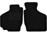 Wielganizator Tappetini Auto Velours Anteriori Adatto Per Suzuki Ignis I (2001-2008, Hatchback) Neri, Set 2 Pz, Con Fissaggi