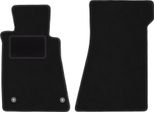 Wielganizator Tappetini Auto Velours Anteriori Adatto Per Mercedes Sl R107 Z Katalizatorem (1985-1989, Coupé, Cabriolet) Neri, Set 2 Pz, Con Fissaggi