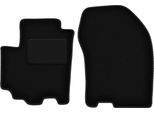 Wielganizator Tappetini Auto Velours Anteriori Adatto Per Suzuki SX-4 S-Cross Fl (2018-, Crossover) Neri, Set 2 Pz, Con Fissaggi