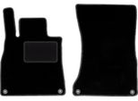 Wielganizator Tappetini Auto Velours Anteriori Adatto Per Mercedes S W222 (2013-2020, Berlina) Neri, Set 2 Pz, Con Fissaggi