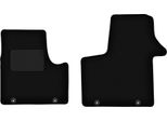 Wielganizator Tappetini Auto Velours Anteriori Adatto Per Renault Trafic Iii (2014-, Furgone) Neri, Set 2 Pz, Con Fissaggi