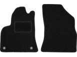 Wielganizator Tappetini Auto Velours Anteriori Adatto Per Peugeot 5008 I (2009-2017, Crossover) Neri, Set 2 Pz, Con Fissaggi