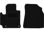 Wielganizator Tappetini Auto Velours Anteriori Adatto Per Toyota RAV4 Ii 2WD (2001-2005, 3 Porte) Neri, Set 2 Pz, Con Fissaggi