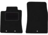 Wielganizator Tappetini Auto Velours Anteriori Adatto Per Hyundai Genesis G80 (2013-, Berlina) Neri, Set 2 Pz, Con Fissaggi