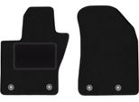Wielganizator Tappetini Auto Velours Anteriori Adatto Per Jeep Compass Ii Mp (2017-, Suv) Neri, Set 2 Pz, Con Fissaggi