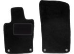 Wielganizator Tappetini Auto Velours Anteriori Adatto Per Porsche Panamera (2009-2016, Fastback) Neri, Set 2 Pz, Con Fissaggi