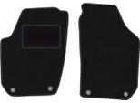 Wielganizator Tappetini Auto Velours Anteriori Adatto Per Skoda Fabia Ii (2007-2014, Hatchback, Station Wagon) Neri, Set 2 Pz, Con Fissaggi