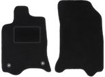 Wielganizator Tappetini Auto Velours Anteriori Adatto Per Renault Laguna Ii (2001-2007, Station Wagon, Liftback) Neri, Set 2 Pz, Con Fissaggi