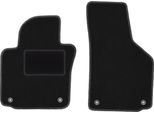 Wielganizator Tappetini Auto Velours Anteriori Adatto Per Volkswagen Eos (2005-2015, Cabriolet) Neri, Set 2 Pz, Con Fissaggi