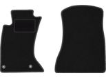 Wielganizator Tappetini Auto Velours Anteriori Adatto Per Lexus Is Ii 4WD (2005-2013, Berlina) Neri, Set 2 Pz, Con Fissaggi