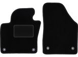 Wielganizator Tappetini Auto Velours Anteriori Adatto Per Volkswagen Tiguan I (2007-2015, Minivan) Neri, Set 2 Pz, Con Fissaggi