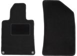 Wielganizator Tappetini Auto Velours Anteriori Adatto Per Peugeot 508 I (2010-2018, Berlina, Station Wagon, Sw, Rxh) Neri, Set 2 Pz, Con Fissaggi