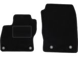 Wielganizator Tappetini Auto Velours Anteriori Adatto Per Ford Focus MK3 Fl (2017-2020, Berlina, Station Wagon, Hatchback) Neri, Set 2 Pz, Con Fissaggi