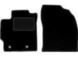 Wielganizator Tappetini Auto Velours Anteriori Adatto Per Toyota Corolla E16 (2013-2019, Berlina, Hatchback) Neri, Set 2 Pz, Con Fissaggi
