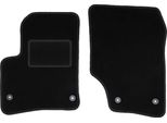 Wielganizator Tappetini Auto Velours Anteriori Adatto Per Porsche Cayenne I (2002-2010, Suv) Neri, Set 2 Pz, Con Fissaggi