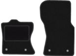 Wielganizator Tappetini Auto Velours Anteriori Adatto Per Jaguar F-Pace (2016-, Suv) Neri, Set 2 Pz, Con Fissaggi