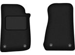 Wielganizator Tappetini Auto Velours Anteriori Adatto Per Jeep Wrangler Iv Rubicon (2017-, Fuoristrada) Neri, Set 2 Pz, Con Fissaggi
