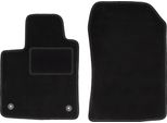 Wielganizator Tappetini Auto Velours Anteriori Adatto Per Renault Twingo Ii (2007-2014, Hatchback) Neri, Set 2 Pz, Con Fissaggi
