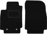 Wielganizator Tappetini Auto Velours Anteriori Adatto Per Renault Captur (2013-2019, Suv) Neri, Set 2 Pz, Con Fissaggi