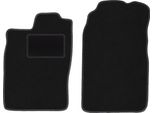 Wielganizator Tappetini Auto Velours Anteriori Adatto Per Saab 900 Ii (1994-1998, Hatchback, Liftback) Neri, Set 2 Pz, Con Fissaggi