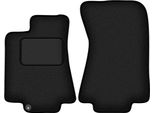 Wielganizator Tappetini Auto Velours Anteriori Adatto Per Jaguar Xj Vii (2002-2009, Berlina) Neri, Set 2 Pz, Con Fissaggi