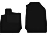 Wielganizator Tappetini Auto Velours Anteriori Adatto Per Isuzu D-MAX Iii (2019-, Pickup) Neri, Set 2 Pz, Con Fissaggi