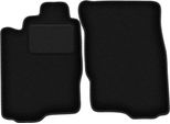 Wielganizator Tappetini Auto Velours Anteriori Adatto Per Mitsubishi Eclipse Iv (2006-, Coupé) Neri, Set 2 Pz, Con Fissaggi