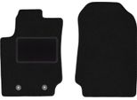 Wielganizator Tappetini Auto Velours Anteriori Adatto Per Ford Ranger (2012-2019, Pickup) Neri, Set 2 Pz, Con Fissaggi