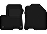 Wielganizator Tappetini Auto Velours Anteriori Adatto Per Hyundai Kona Ev / Electric (2017-, Crossover) Neri, Set 2 Pz, Con Fissaggi
