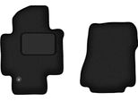 Wielganizator Tappetini Auto Velours Anteriori Adatto Per Nissan NV200 (2010-, Furgone) Neri, Set 2 Pz, Con Fissaggi