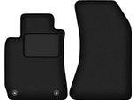 Wielganizator Tappetini Auto Velours Anteriori Adatto Per Alfa Romeo Spider (2005-, Cabriolet) Neri, Set 2 Pz, Con Fissaggi