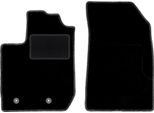 Wielganizator Tappetini Auto Velours Anteriori Adatto Per Dacia Sandero Ii Fl (2018-2021, Hatchback) Neri, Set 2 Pz, Con Fissaggi