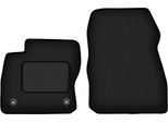Wielganizator Tappetini Auto Velours Anteriori Adatto Per Ford Focus MK3 Usa (2010-2019, Berlina, Station Wagon) Neri, Set 2 Pz, Con Fissaggi