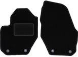 Wielganizator Tappetini Auto Velours Anteriori Adatto Per Volvo S60 Ii (2010-, Berlina) Neri, Set 2 Pz, Con Fissaggi