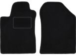 Wielganizator Tappetini Auto Velours Anteriori Adatto Per Toyota Corolla Verso Ii (2004-2009, Minivan) Neri, Set 2 Pz, Con Fissaggi