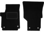 Wielganizator Tappetini Auto Velours Anteriori Adatto Per Volkswagen Amarok (2010-, Pickup) Neri, Set 2 Pz, Con Fissaggi