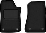 Wielganizator Tappetini Auto Velours Anteriori Adatto Per Jeep Gladiator (2019-, 0) Neri, Set 2 Pz, Con Fissaggi