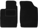 Wielganizator Tappetini Auto Velours Anteriori Adatto Per Renault Clio Ii (1998-2005, Hatchback) Neri, Set 2 Pz, Con Fissaggi
