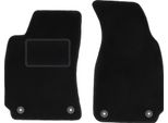 Wielganizator Tappetini Auto Velours Anteriori Adatto Per Skoda Superb I (2001-2008, Berlina) Neri, Set 2 Pz, Con Fissaggi