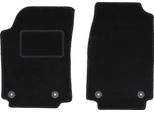Wielganizator Tappetini Auto Velours Anteriori Adatto Per Audi 100 C4 (1991-1994, Avant, Station Wagon, Berlina) Neri, Set 2 Pz, Con Fissaggi