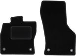 Wielganizator Tappetini Auto Velours Anteriori Adatto Per Volkswagen Passat B8 (2015-, Berlina, Station Wagon, Variant, Alltrack) Neri, Set 2 Pz, Con Fissaggi