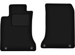 Wielganizator Tappetini Auto Velours Anteriori Adatto Per Infiniti Q30 (2015-2019, Hatchback) Neri, Set 2 Pz, Con Fissaggi