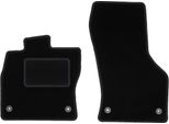 Wielganizator Tappetini Auto Velours Anteriori Adatto Per Volkswagen Tiguan Ii (2015-, Crossover) Neri, Set 2 Pz, Con Fissaggi