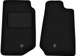 Wielganizator Tappetini Auto Velours Anteriori Adatto Per Jeep Wrangler Iii Jk (2006-2017, Fuoristrada) Neri, Set 2 Pz, Con Fissaggi