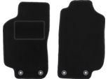 Wielganizator Tappetini Auto Velours Anteriori Adatto Per Saab 9-5 I Y3SE (1997-2005, Berlina, Station Wagon) Neri, Set 2 Pz, Con Fissaggi