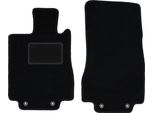 Wielganizator Tappetini Auto Velours Anteriori Adatto Per Mercedes S W220 (1998-2005, Berlina Corta) Neri, Set 2 Pz, Con Fissaggi