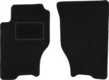 Wielganizator Tappetini Auto Velours Anteriori Adatto Per Kia Sorento I (2003-2009, Suv) Neri, Set 2 Pz, Con Fissaggi